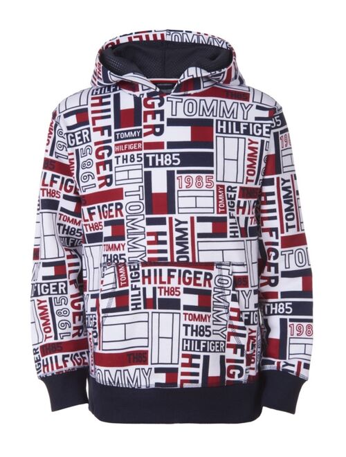 Tommy Hilfiger Big Boys Exploded Flag Print Hoodie