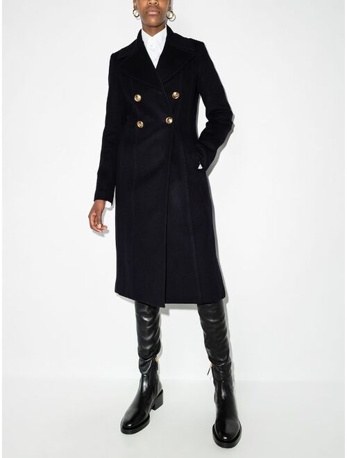 Valentino double-breasted long coat