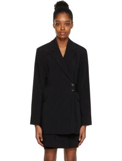 Black Relaxed Suit Blazer