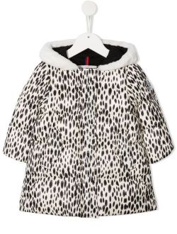 Enfant dalmatian spot-print padded jacket