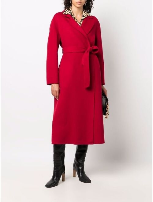 P.A.R.O.S.H. belted mid-length coat