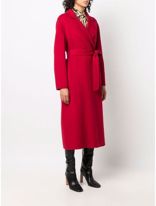 P.A.R.O.S.H. belted mid-length coat