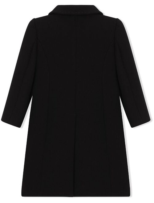 Dolce & Gabbana double-breasted virgin wool coat