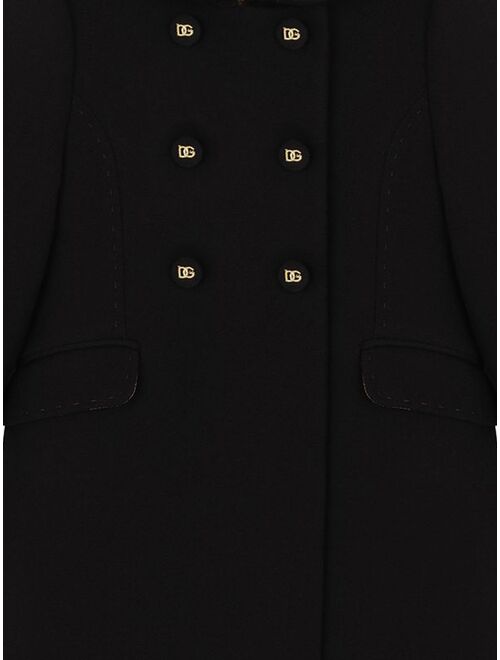 Dolce & Gabbana double-breasted virgin wool coat