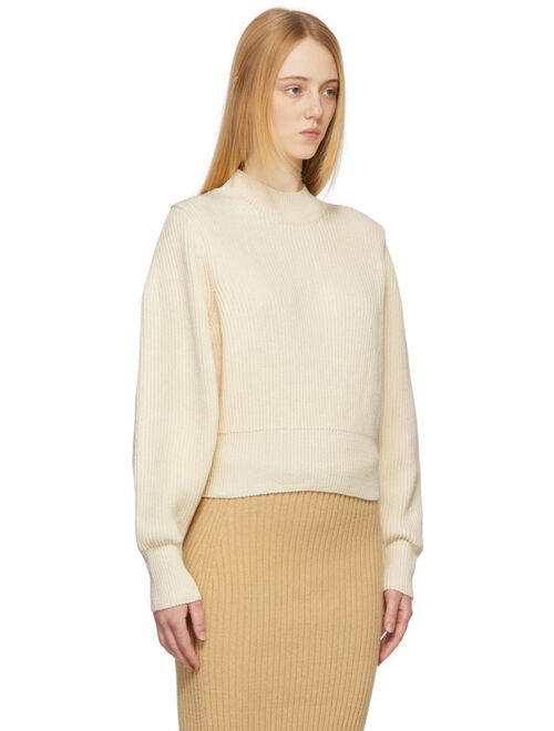 LVIR Off-White Puff Sleeve Sweater