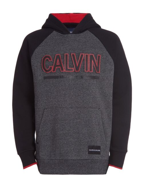 Calvin Klein Big Boys Emboss Logo Pullover Hoodie