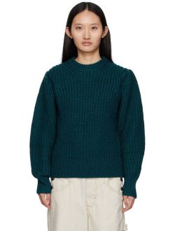 Isabel Marant Etoile Green Merino Pleane Sweater
