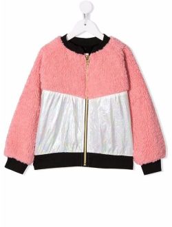 WAUW CAPOW by BANGBANG faux shearling-panelled bomber jacket
