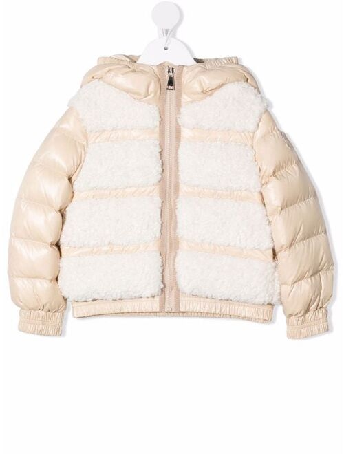 Moncler contrasting-panel puffer jacket