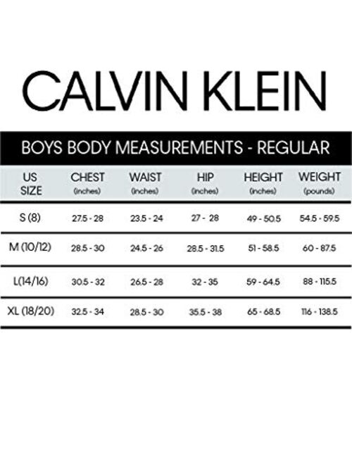Calvin Klein Boys' Half Zip Pullover Sweater, Ribbed Neckline & Logo Detailing