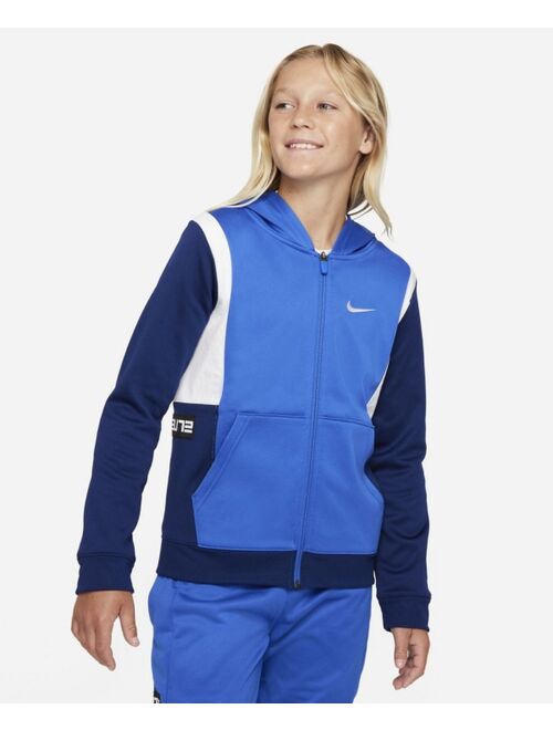 Nike Big Boys Therma-Fit Elite Full-zip Basketball Hoodie