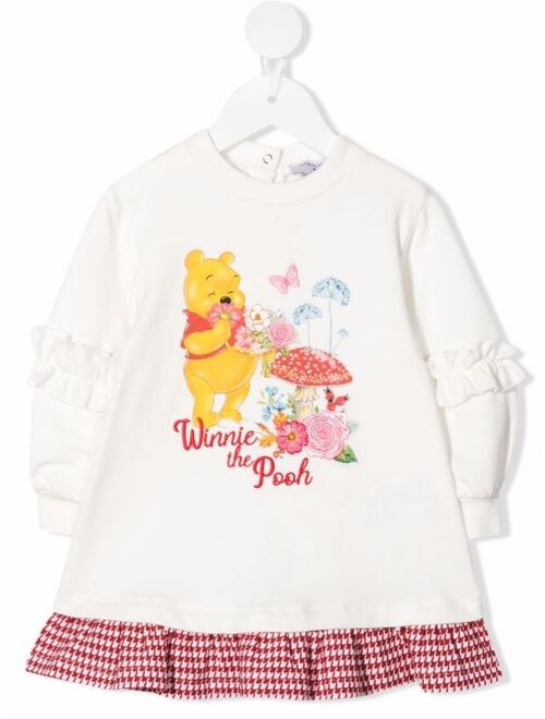 Monnalisa Winnie-the-Pooh jumper dress