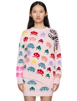 Pink Gamer Knit Sweater