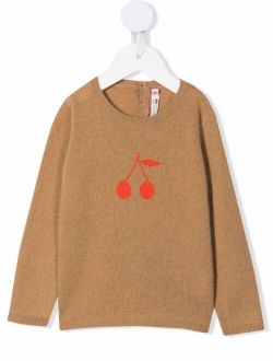 Bonpoint embroidered-logo pullover jumper