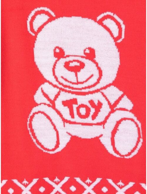Moschino Kids Teddy Bear-motif wool jumper