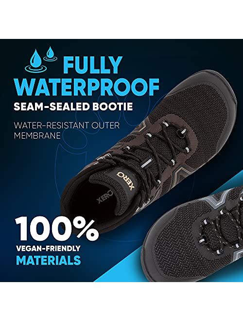 Xero Shoes Men's Xcursion - Zero Drop, Fully Waterproof Hiking Boot