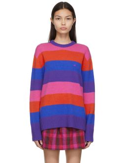 Acne Studios Multicolor Stripe Crewneck Sweater