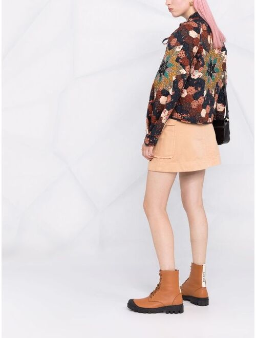 Ulla Johnson floral-print quilted jacket