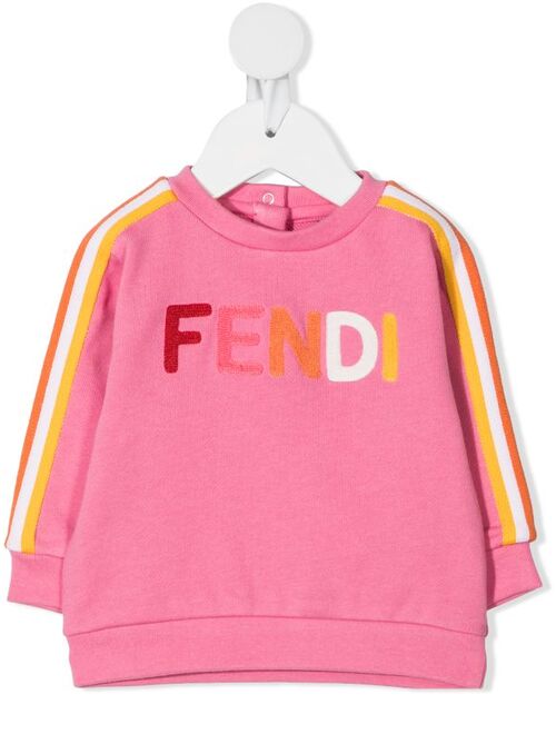 Fendi embroidered-logo sweatshirt