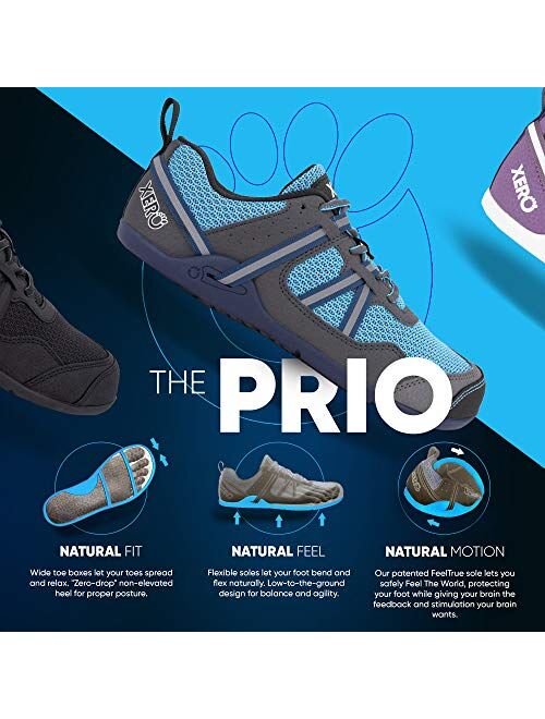 Xero Shoes Women's Prio Cross Training Shoe - Lightweight Zero Drop, Barefoot