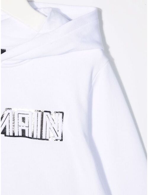 Balmain Kids logo-print hoodie