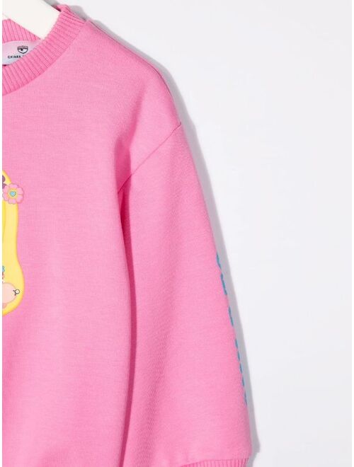 Chiara Ferragni Kids Chiara-print sweatshirt