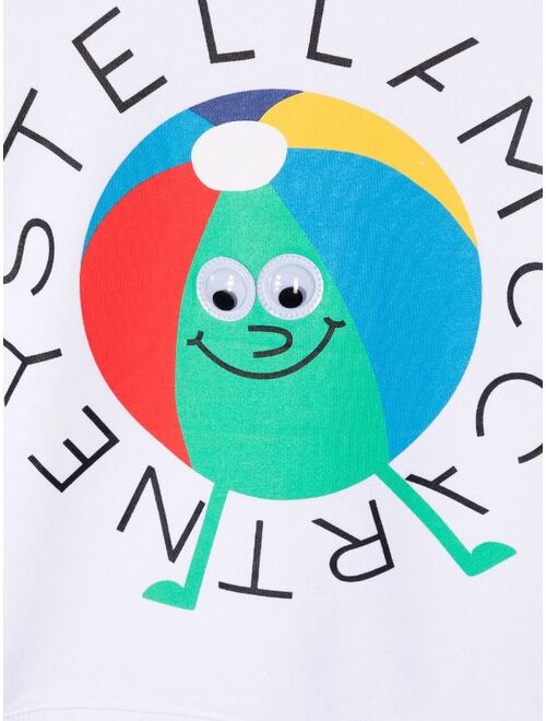 Stella McCartney logo-print color-block sweatshirt