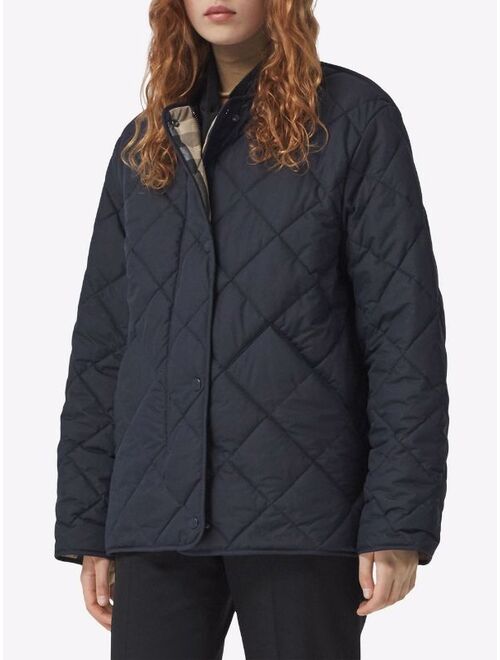 Burberry diamond-quilted jacket