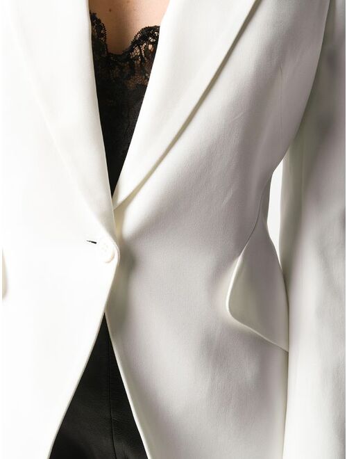 Alexander McQueen structured shoulder blazer