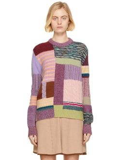 Multicolor 'The Patchwork Crewneck Sweater' Sweater