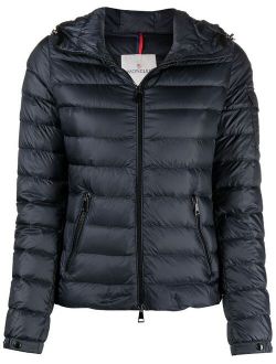 Moncler zip-front hooded puffer jacket