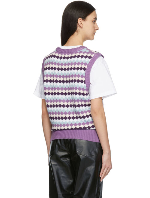 Noon Goons Purple Kingston Sweater Vest