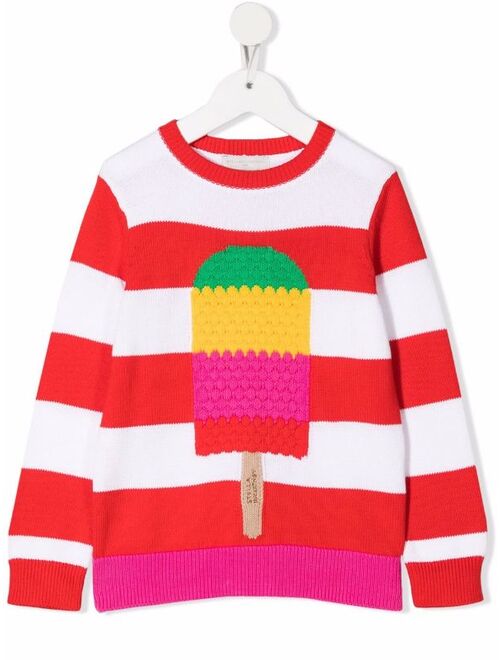 Stella McCartney TEEN ice lolly knitted jumper