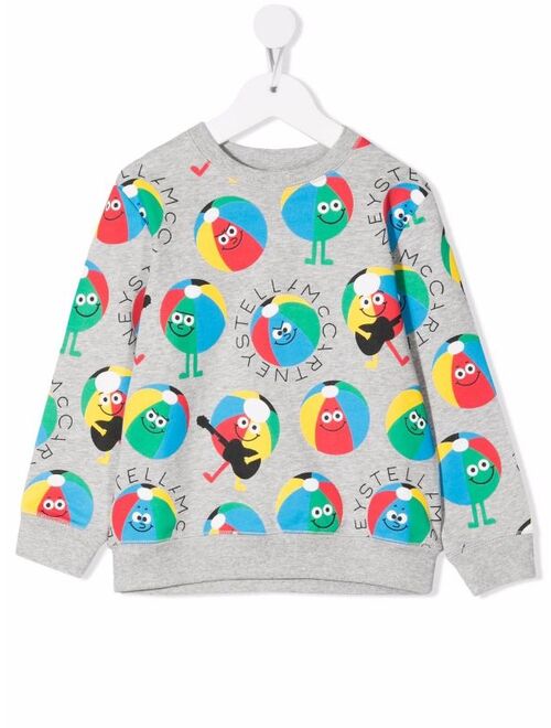Stella McCartney graphic-print cotton sweatshirt