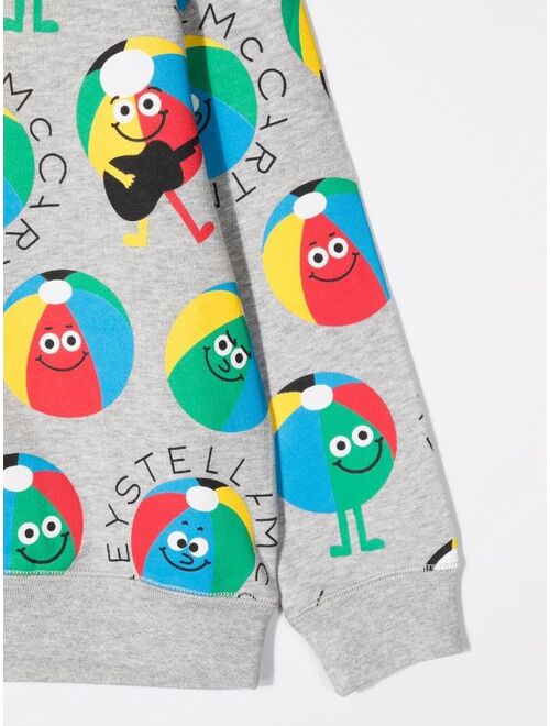 Stella McCartney graphic-print cotton sweatshirt