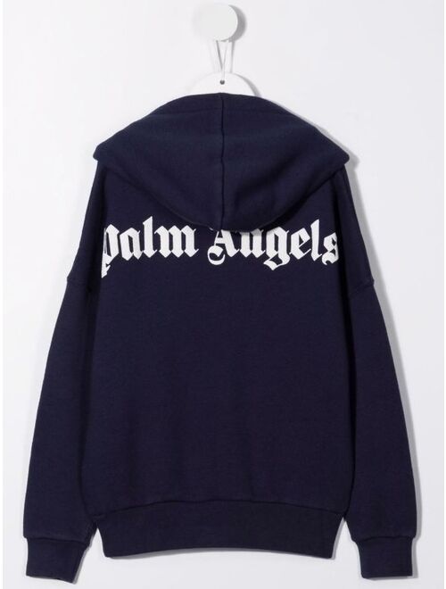 Palm Angels Kids boys logo hoodie