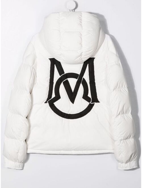 Moncler logo-print padded jacket