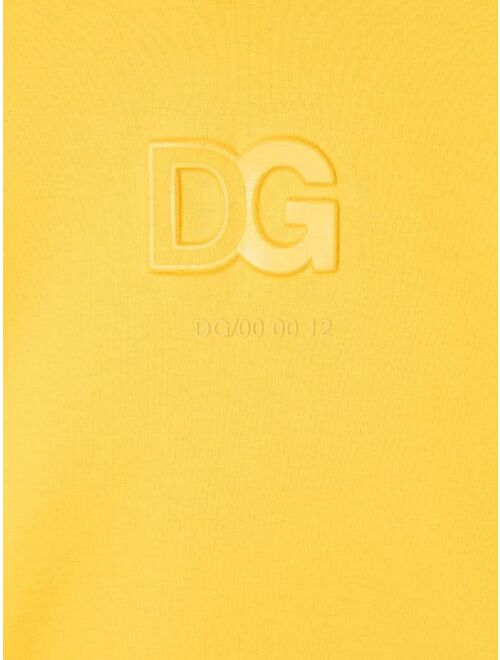Dolce & Gabbana embossed logo hoodie
