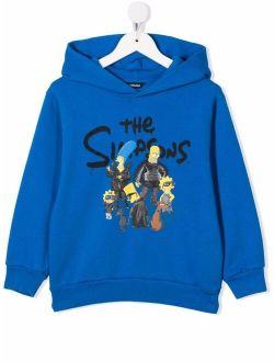 The Simpsons-print cotton hoodie