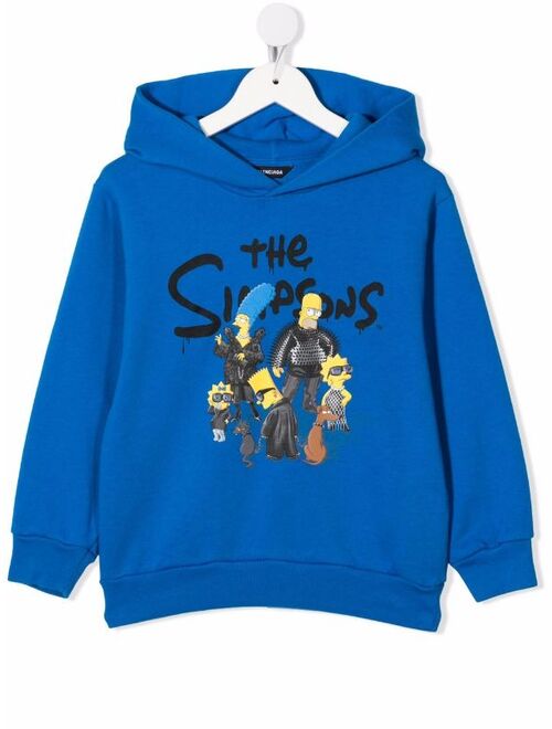 Balenciaga The Simpsons-print cotton hoodie