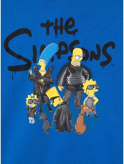 Balenciaga The Simpsons-print cotton hoodie