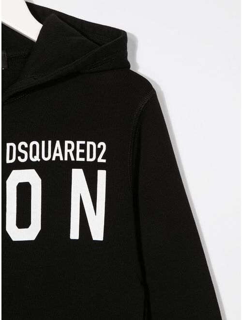Dsquared2 Kids logo-print zip-up hoodie