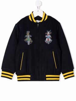 embroidered bomber jacket