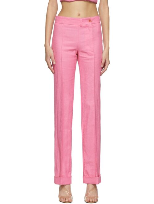 Jacquemus Pink 'Le Pantalon Fresa' Trousers