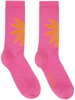 Pink 'Les Chaussettes Aqua' Socks