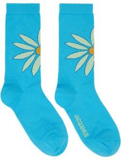 Blue 'Les Chaussettes Aqua' Socks