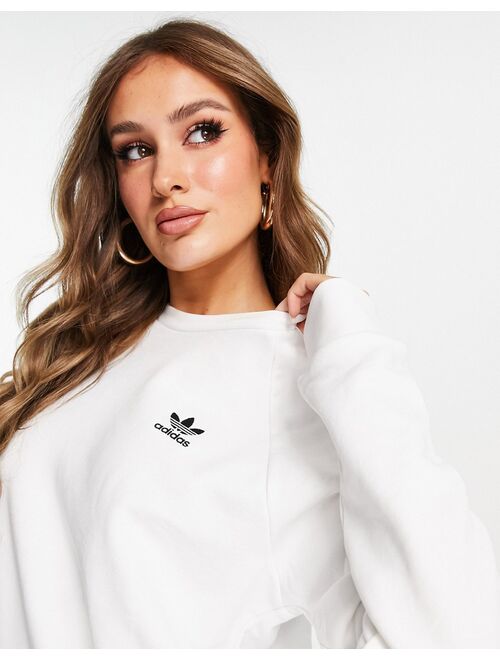 Adidas Originals Originals Essentials sweatshirt in white