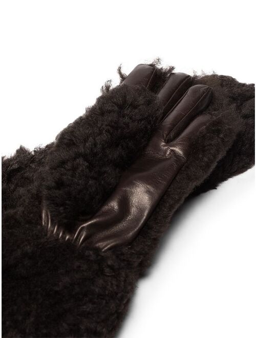 Bottega Veneta shearling leather gloves