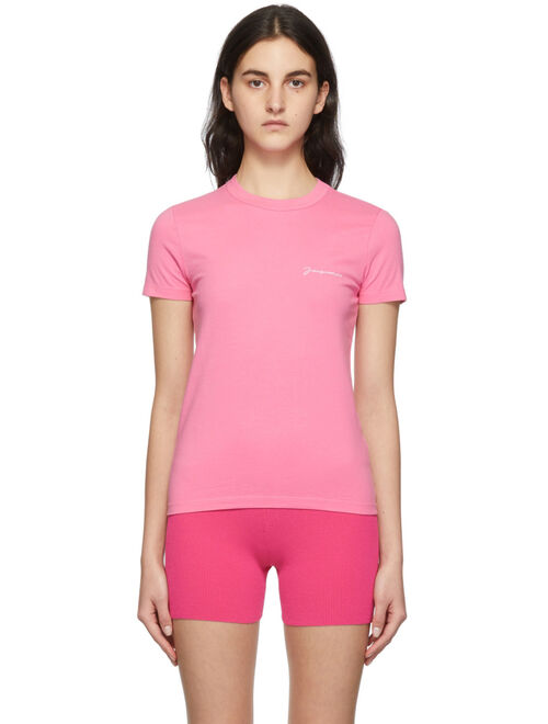Pink 'Le T-Shirt Jacquemus' T-Shirt