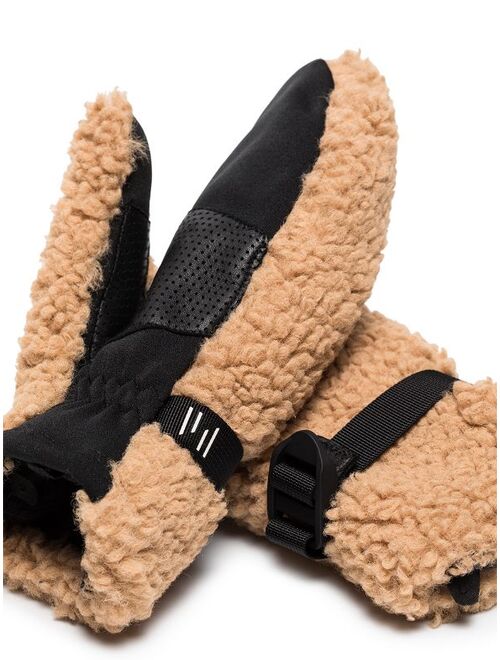 Holden mitten faux-shearling gloves